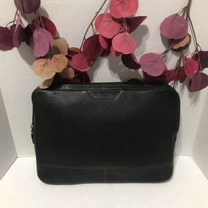 Cole Haan Leather Laptop Padded Bag
